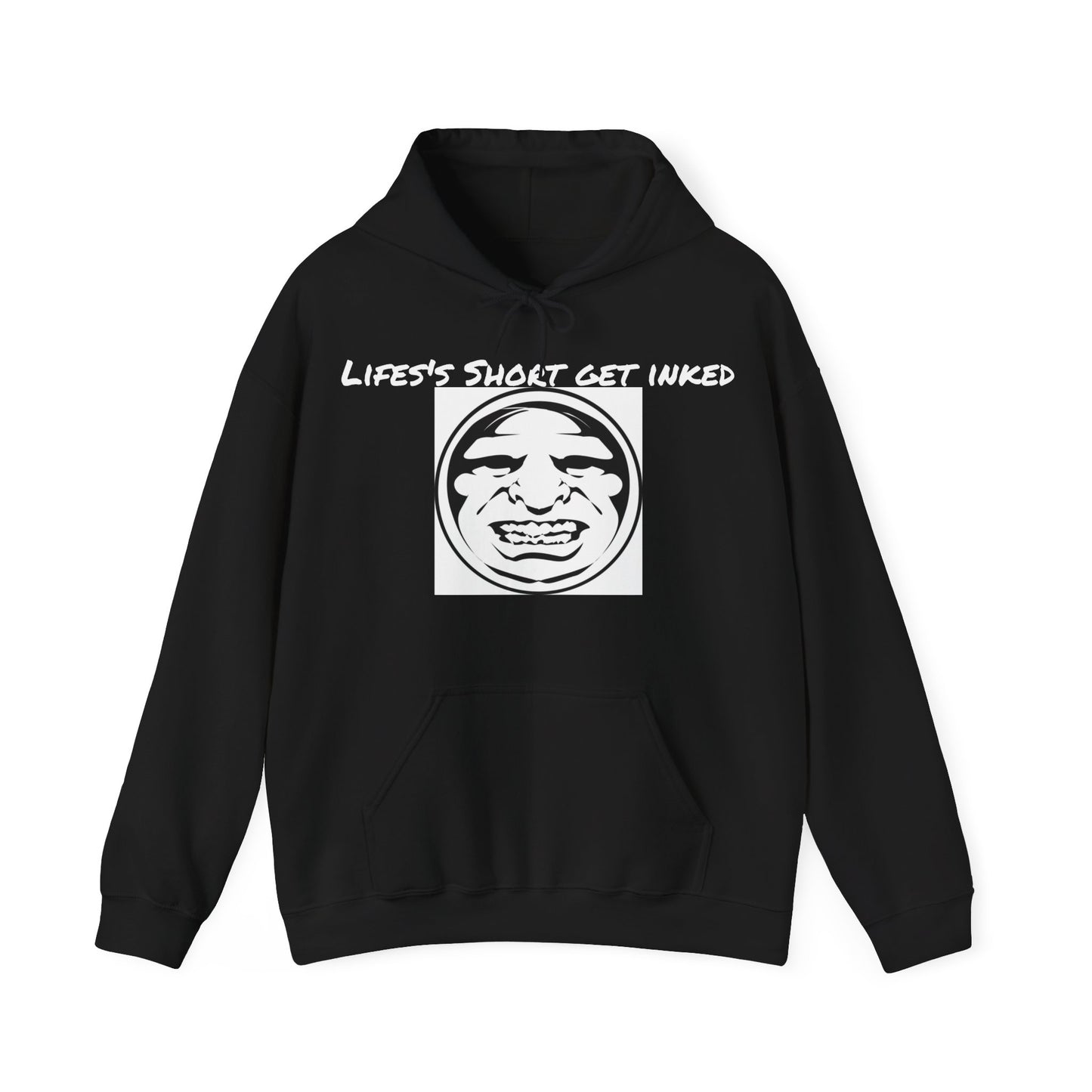 Lifes short get inked Hooded Sweatshirt